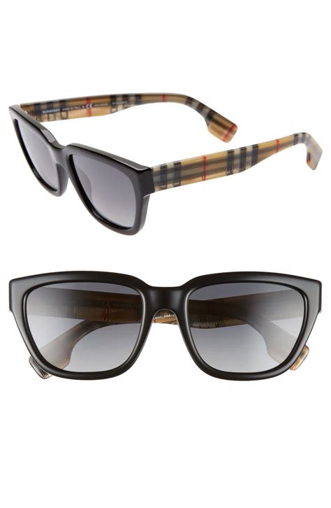 square frame sunglasses burberry|Burberry 54mm square sunglasses.